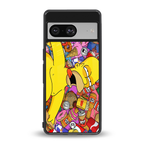 drunk homer simpsons back phone cover | glass case for Google Pixel 8