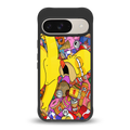 drunk homer simpsons back phone cover | glass case for google pixel 9