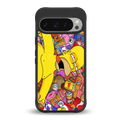 drunk homer simpsons back phone cover | glass case for google pixel 9 pro