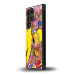 drunk homer simpsons back phone cover | glass case for samsung galaxy s23 ultra