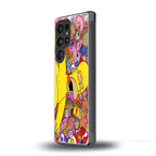 drunk homer simpsons back phone cover | glass case for samsung galaxy s25 ultra