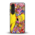 drunk homer simpsons back phone cover | glass case for samsung galaxy s24