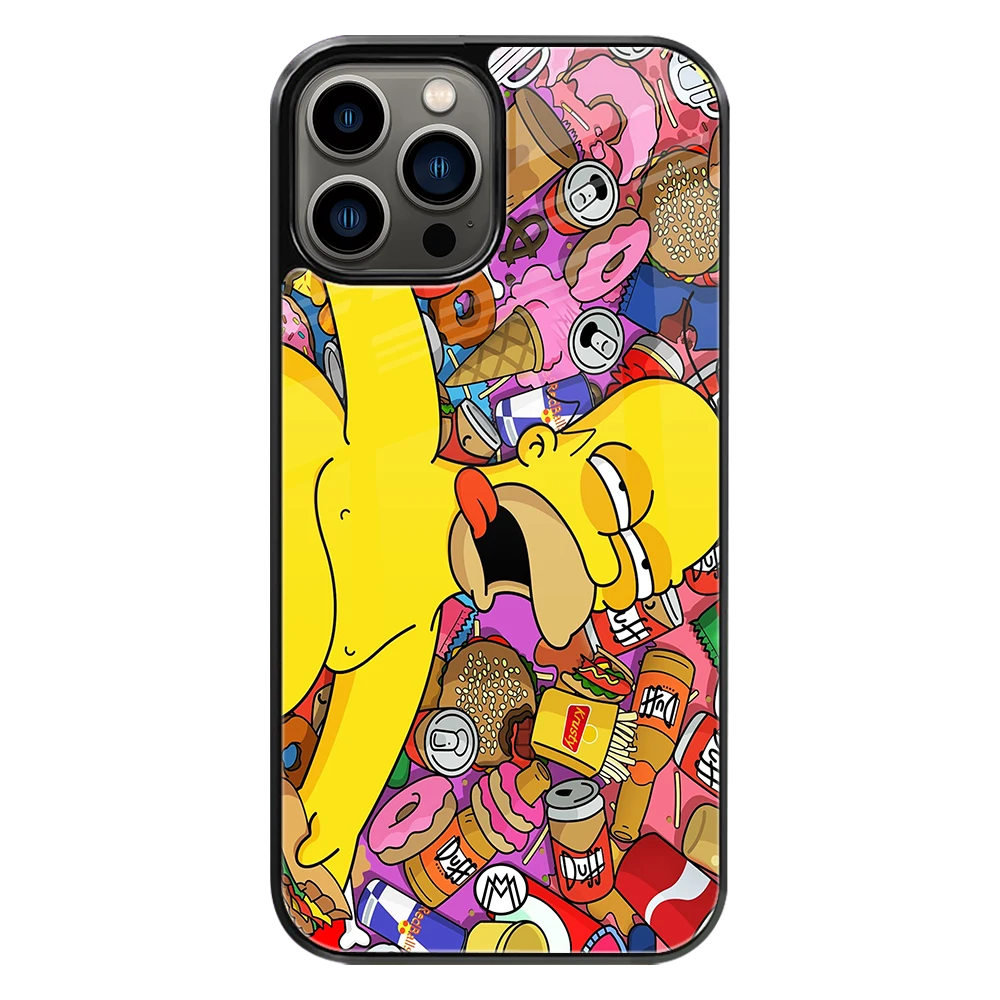 Premium Glass Back Mobile Phone Cover for iPhone, Samsung, OnePlus, Google Pixel, Redmi, Oppo, Vivo & Realme