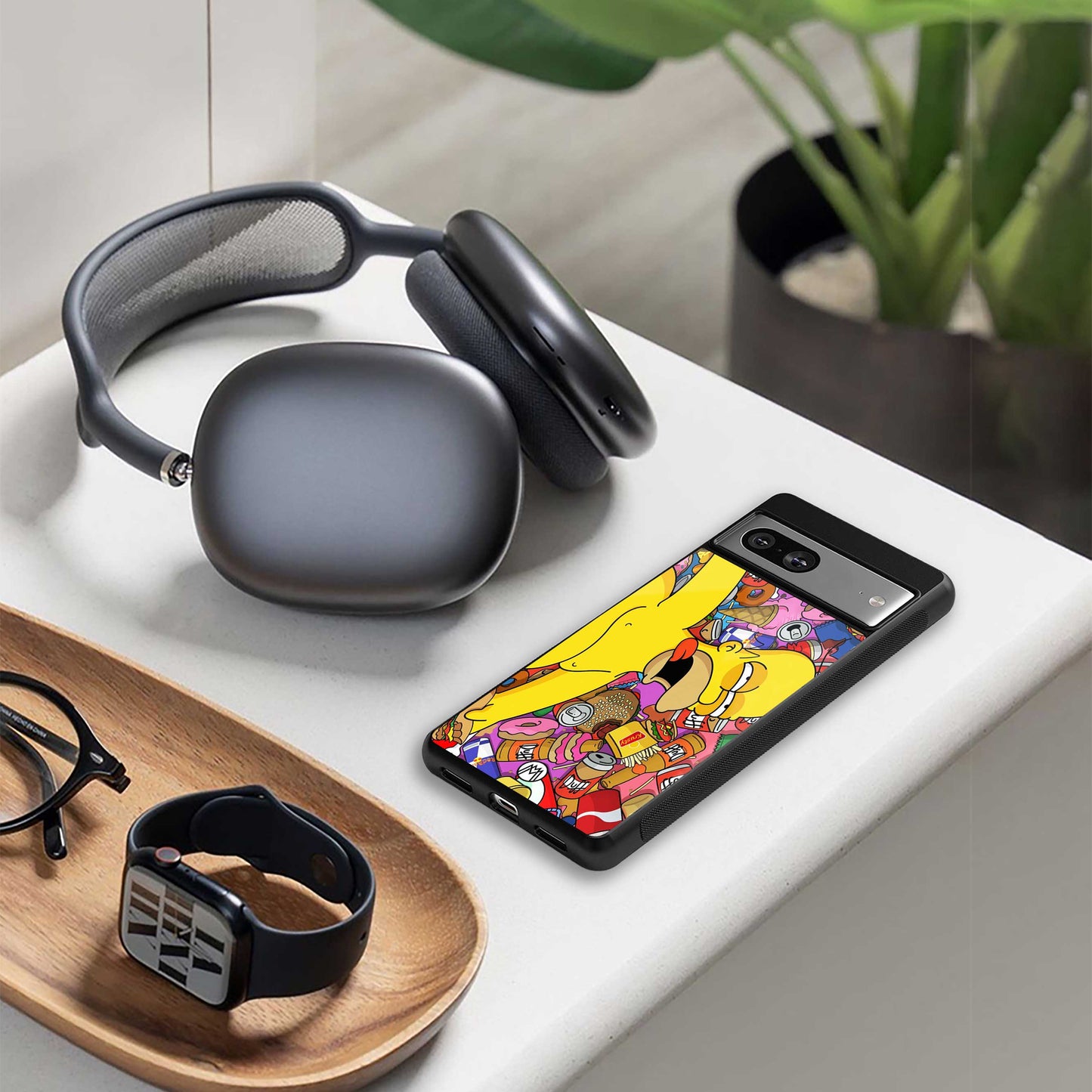 drunk homer simpsons back phone cover | glass case for oneplus nord ce 3