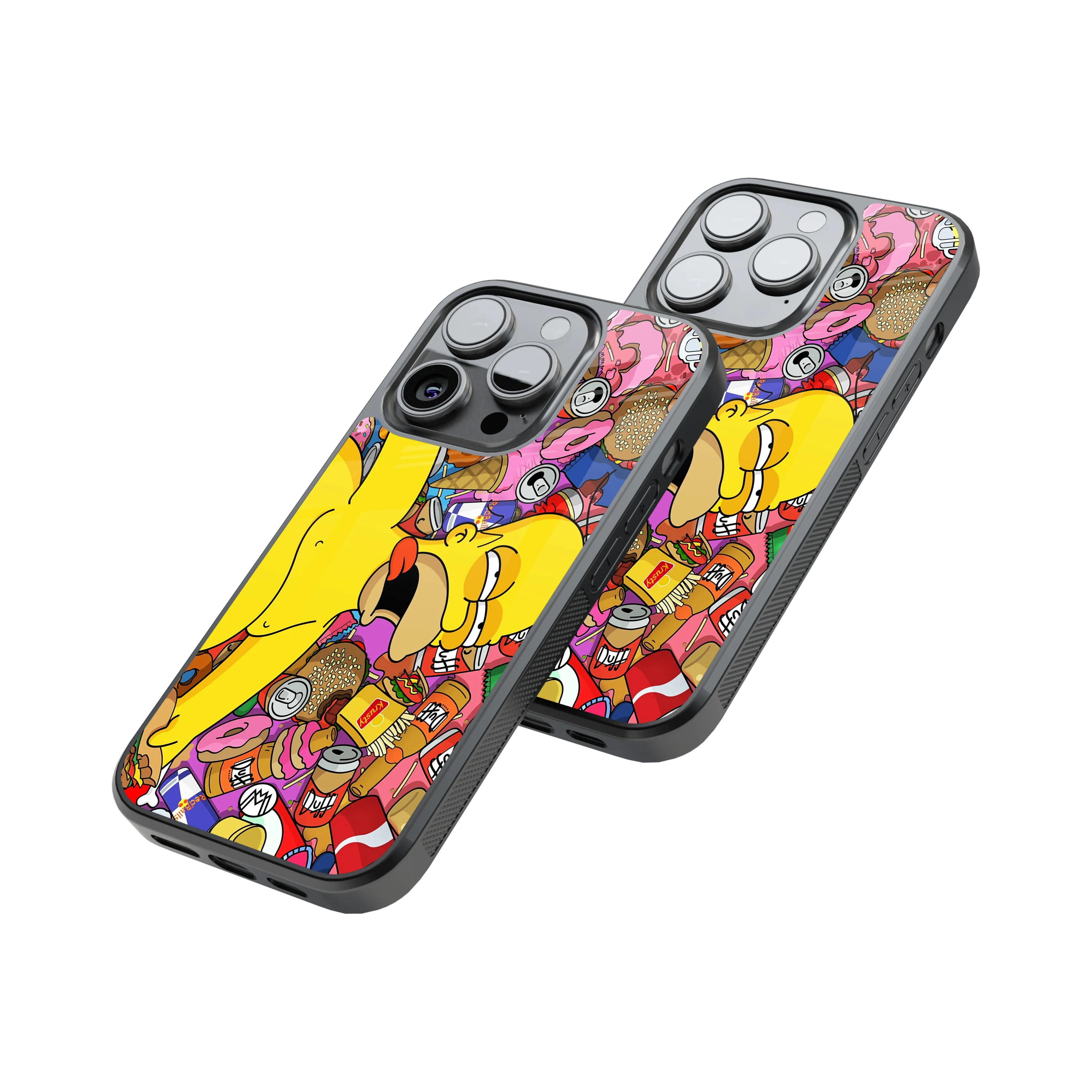 Protective Glass Back Phone Case Compatible with iPhone, Samsung, OnePlus, Pixel & More