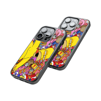 Protective Glass Back Phone Case Compatible with iPhone, Samsung, OnePlus, Pixel & More