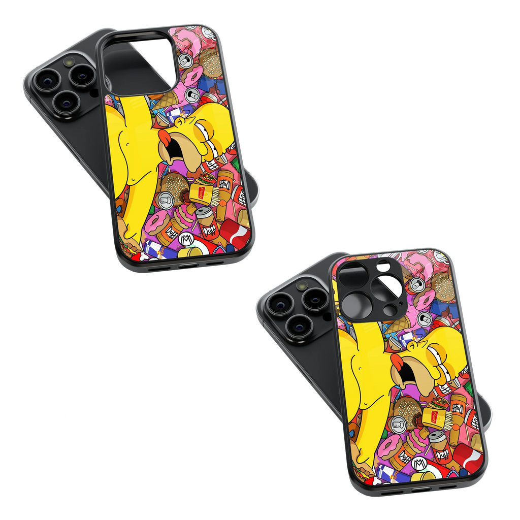 Trendy Glass Back Mobile Case for iPhone, Samsung, Redmi, OnePlus, Google Pixel, Motorola