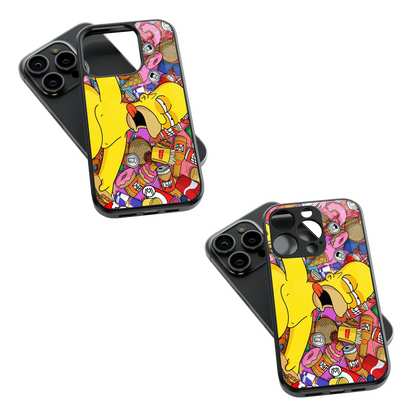 Trendy Glass Back Mobile Case for iPhone, Samsung, Redmi, OnePlus, Google Pixel, Motorola