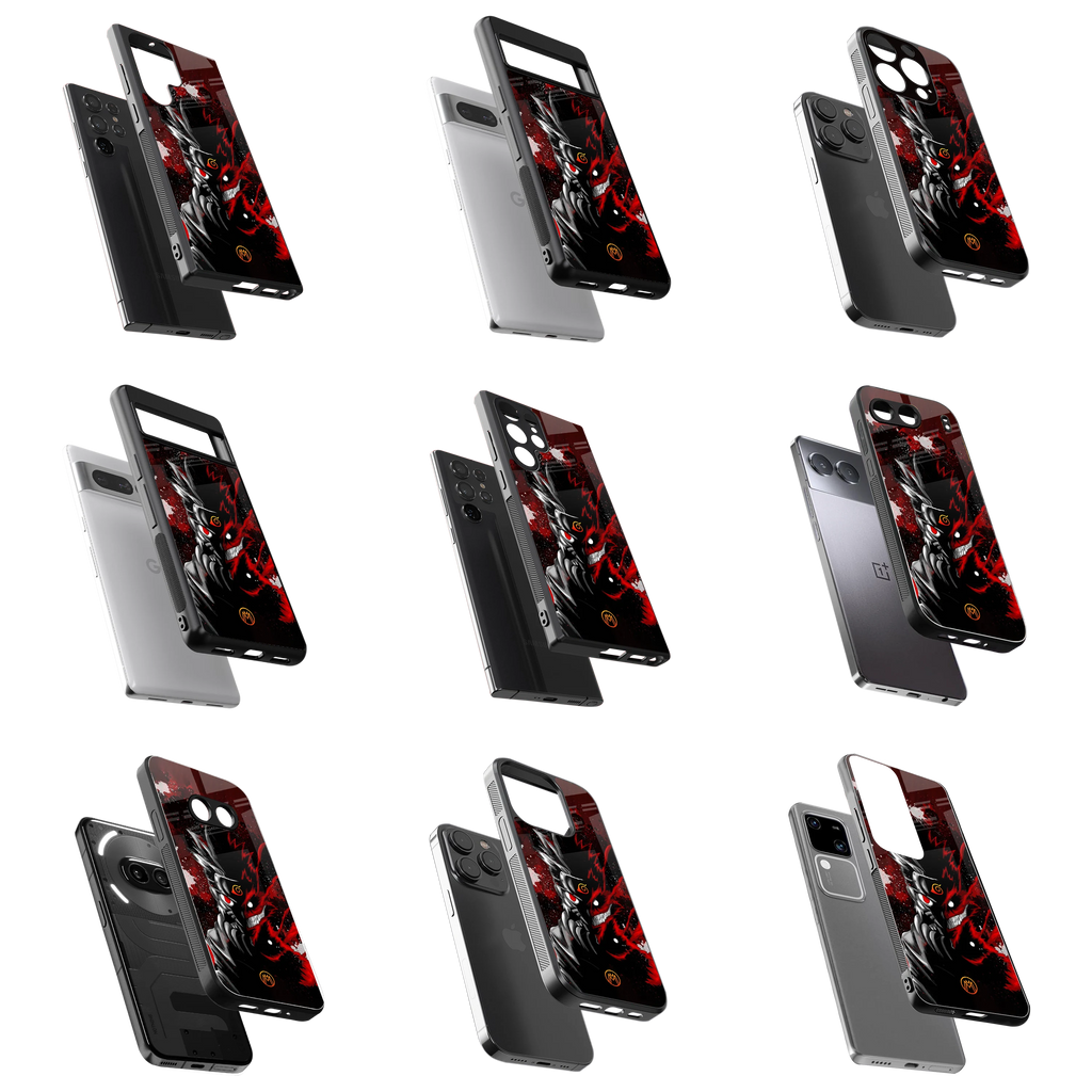 Durable Glass Back Mobile Case for iPhone, Samsung, OnePlus, Google Pixel, Redmi, Vivo, Oppo