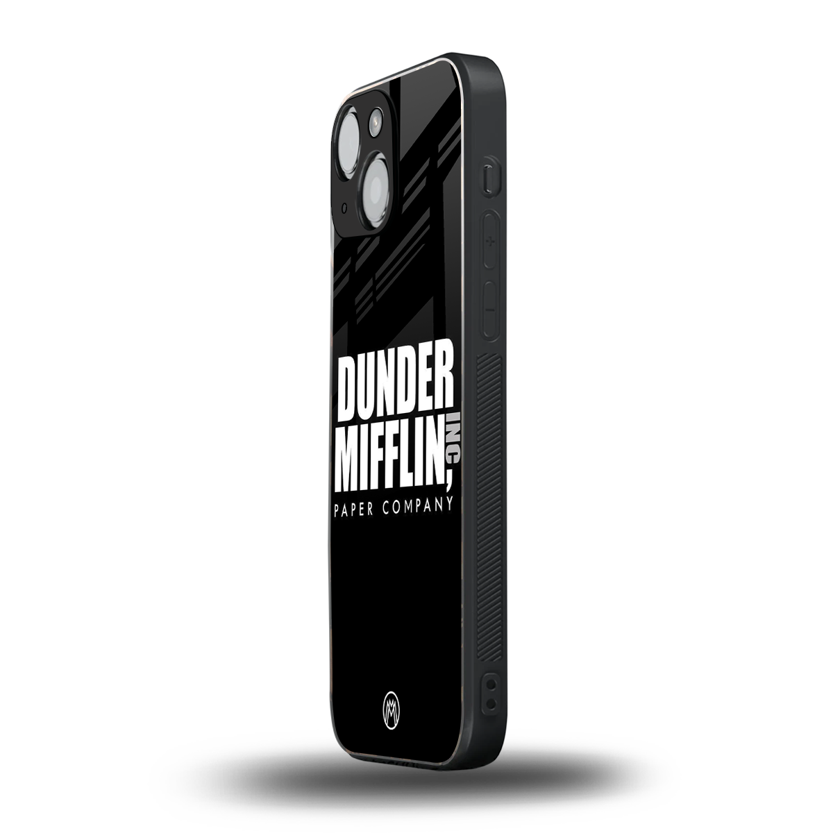 dunder mifflin back phone cover | glass case for iphone 13 mini
