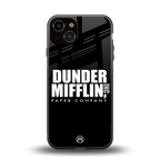 dunder mifflin back phone cover | glass case for iphone 13
