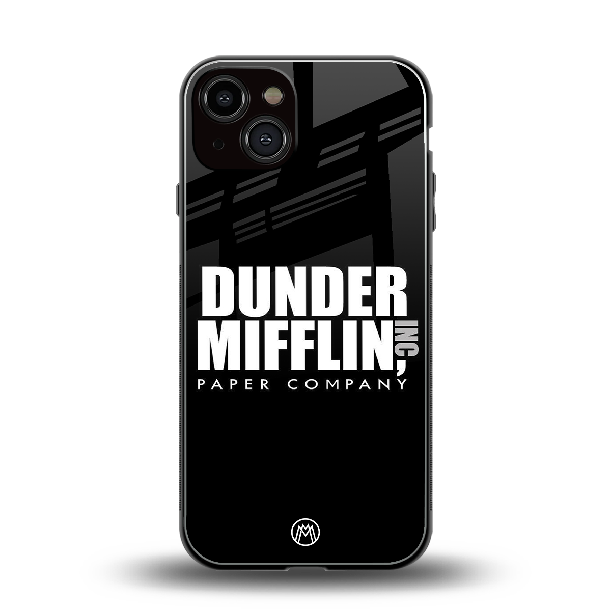 dunder mifflin back phone cover | glass case for iphone 13