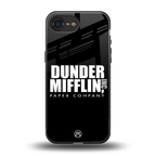 dunder mifflin back phone cover | glass case for iphone 16e