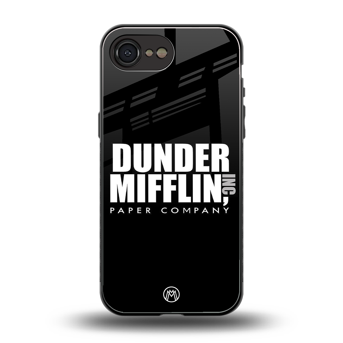 dunder mifflin back phone cover | glass case for iphone 16e