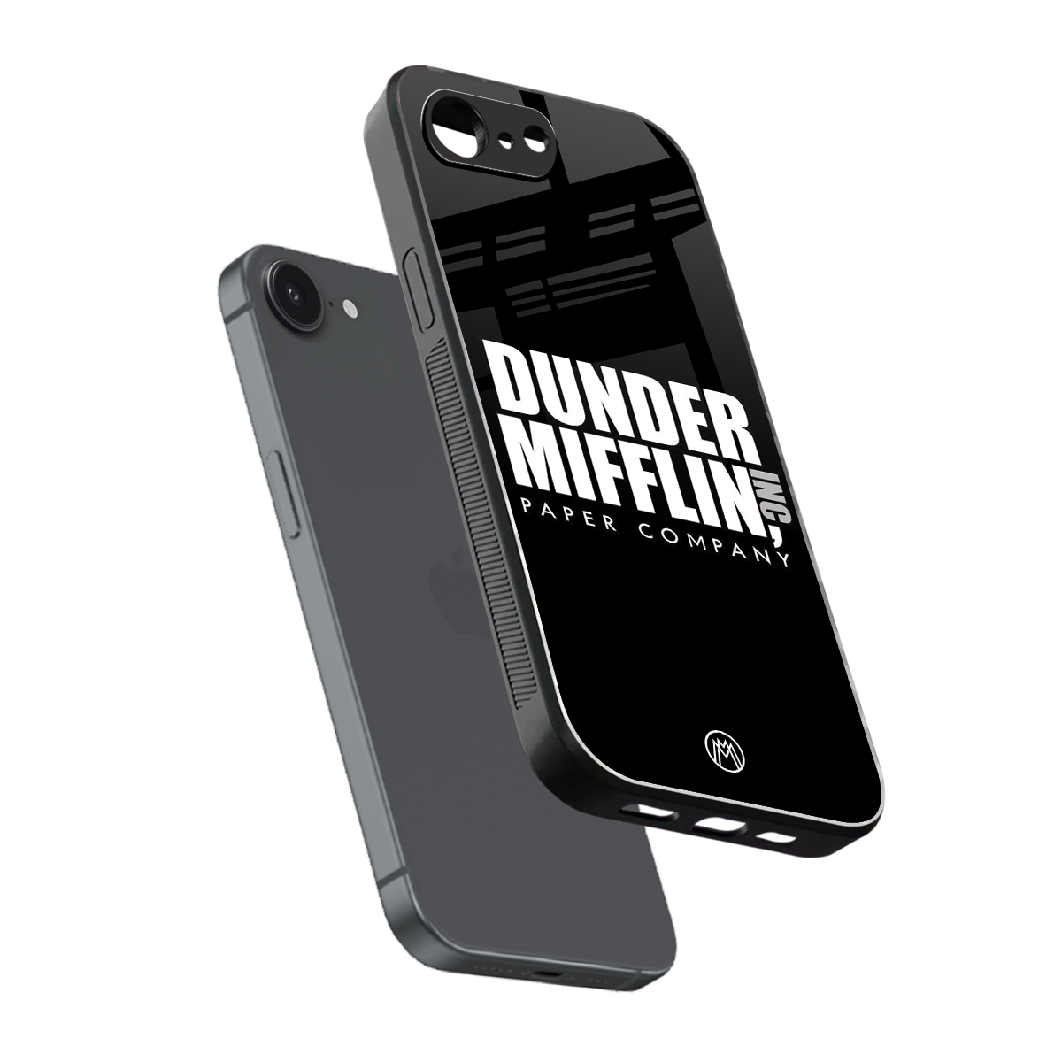 dunder mifflin back phone cover | glass case for iphone 16e