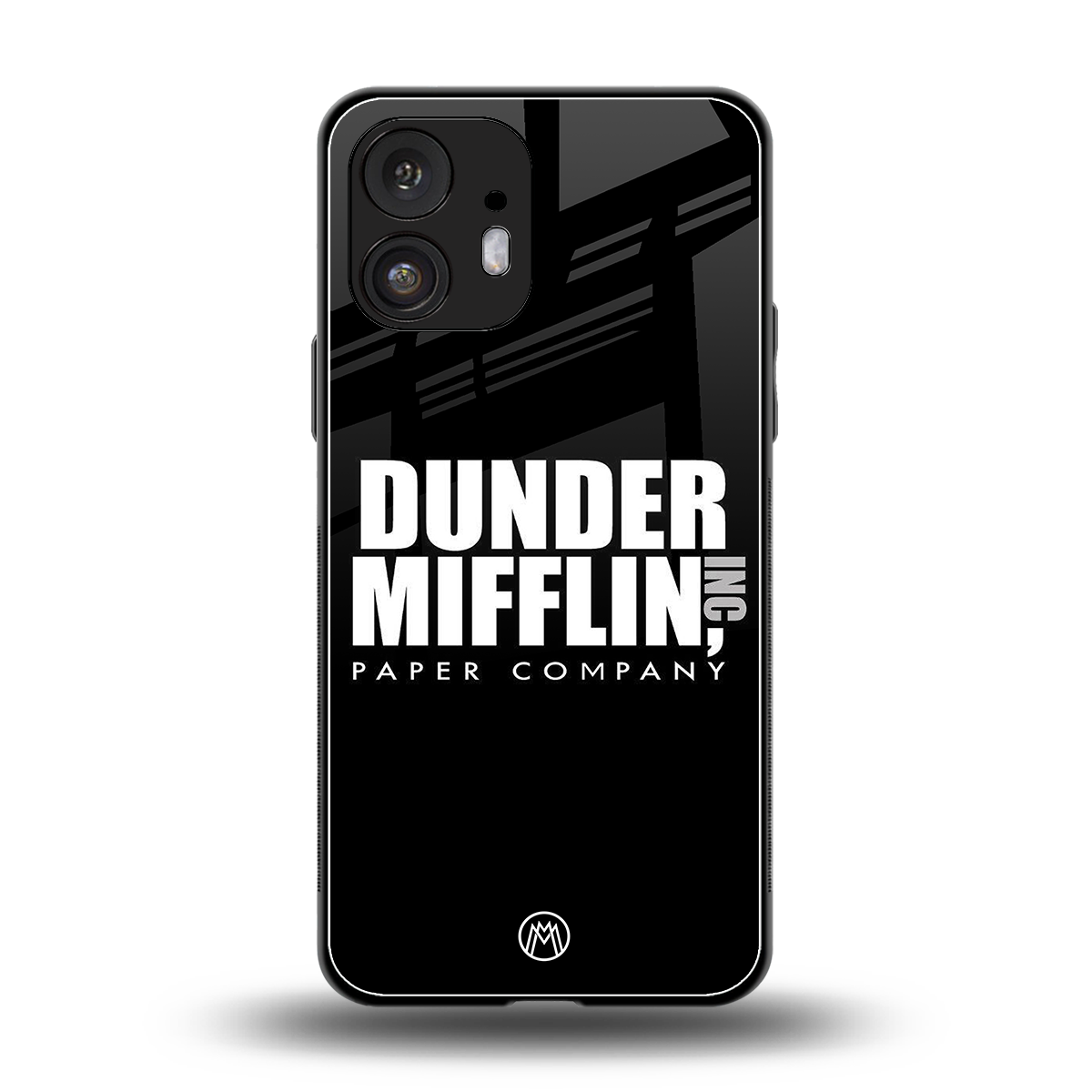 dunder mifflin back phone cover | glass case for nothing phone 2
