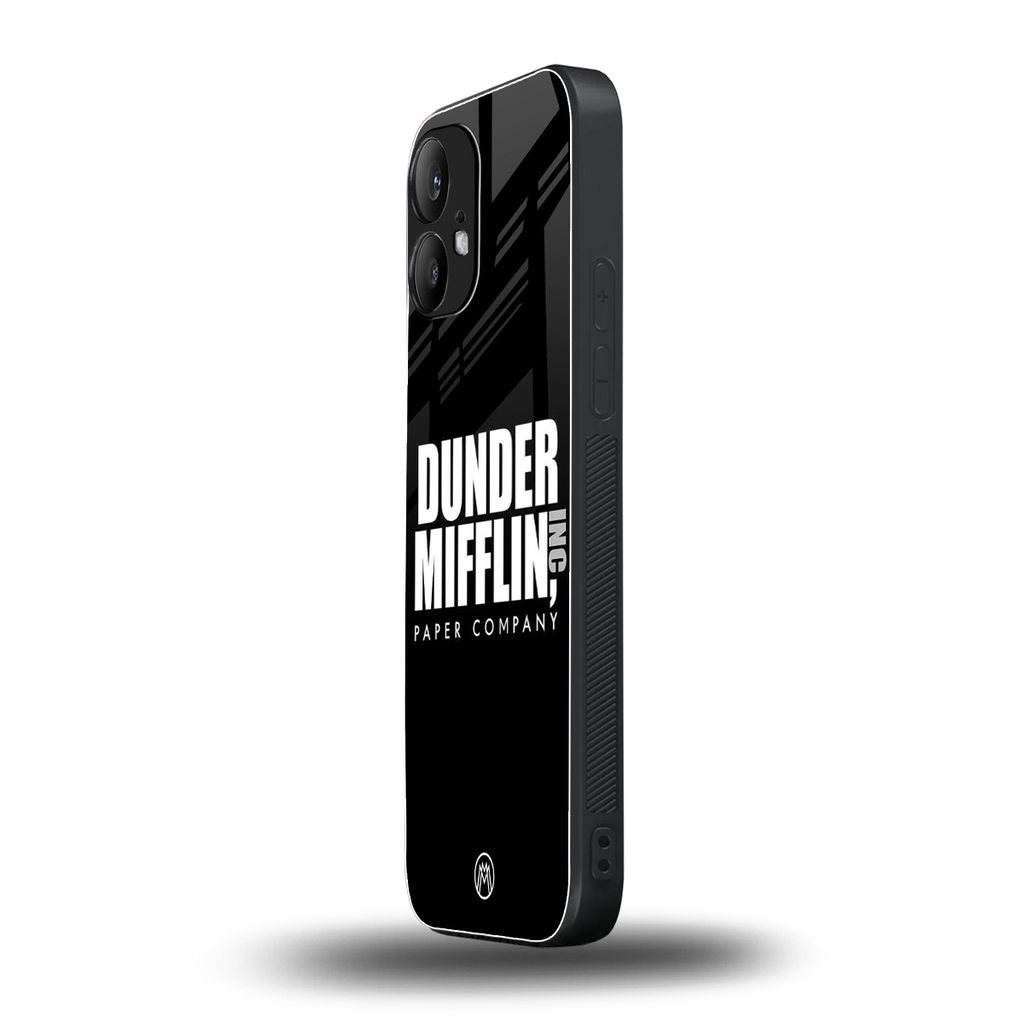 dunder mifflin back phone cover | glass case for nothing phone 2