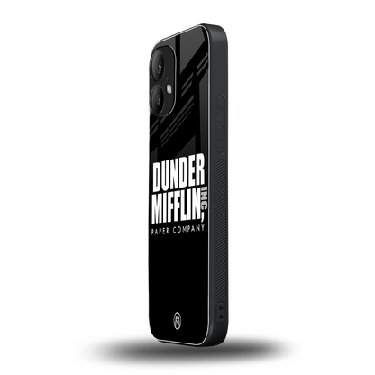 dunder mifflin back phone cover | glass case for nothing phone 2