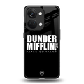 dunder mifflin back phone cover | glass case for oneplus nord 3