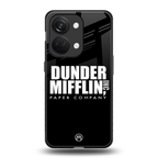 dunder mifflin back phone cover | glass case for oneplus nord 3
