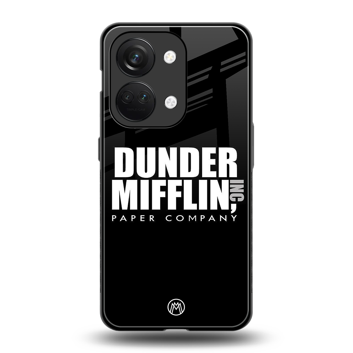 dunder mifflin back phone cover | glass case for oneplus nord 3