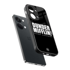 dunder mifflin back phone cover | glass case for oneplus nord 3