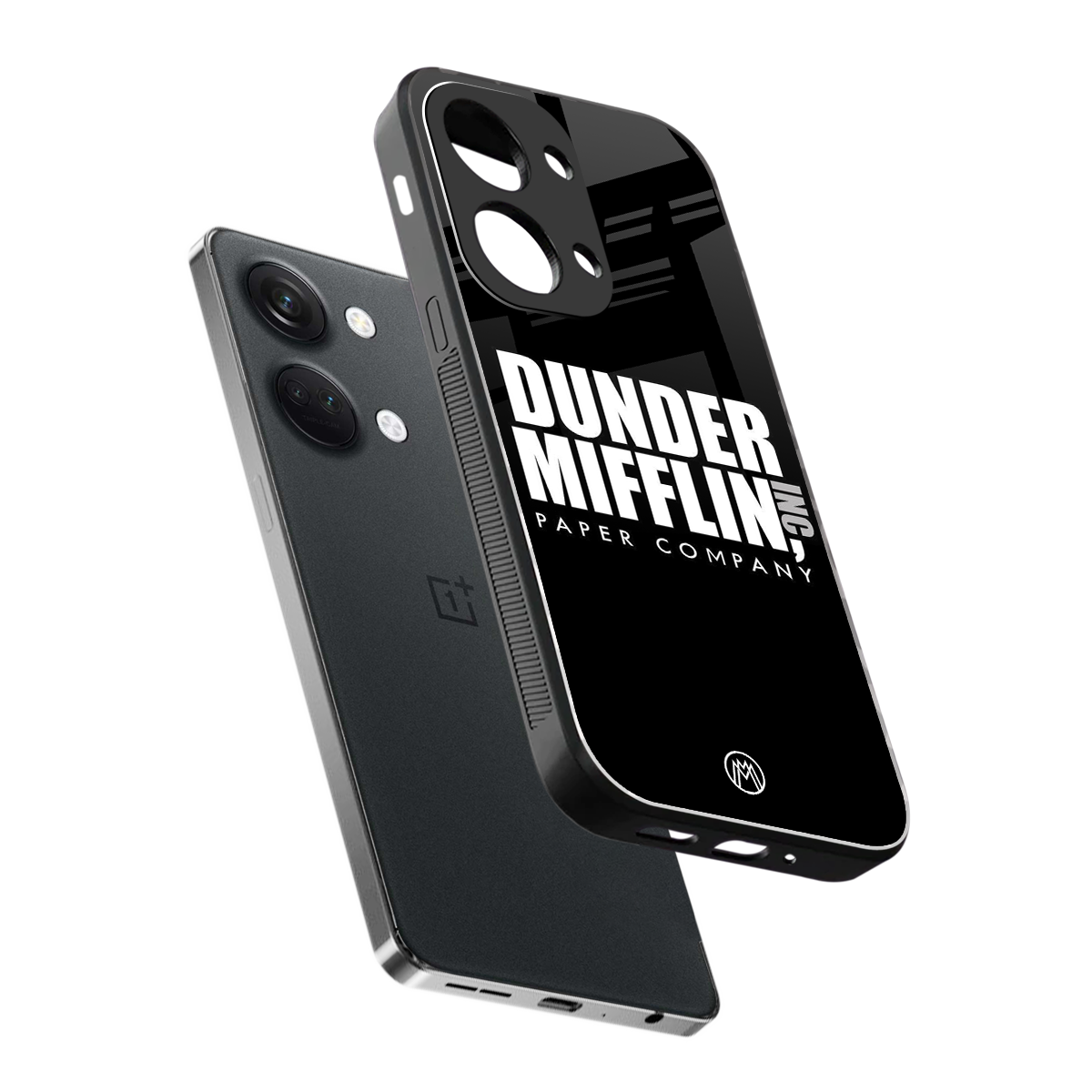 dunder mifflin back phone cover | glass case for oneplus nord 3