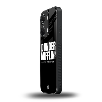dunder mifflin back phone cover | glass case for oneplus nord 3