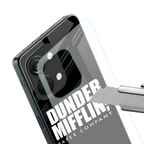 dunder mifflin back phone cover | glass case for oneplus nord 3