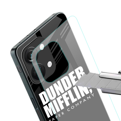 dunder mifflin back phone cover | glass case for oneplus nord 3
