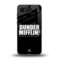 dunder mifflin back phone cover | glass case for oneplus nord 4