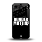 dunder mifflin back phone cover | glass case for oneplus nord 4