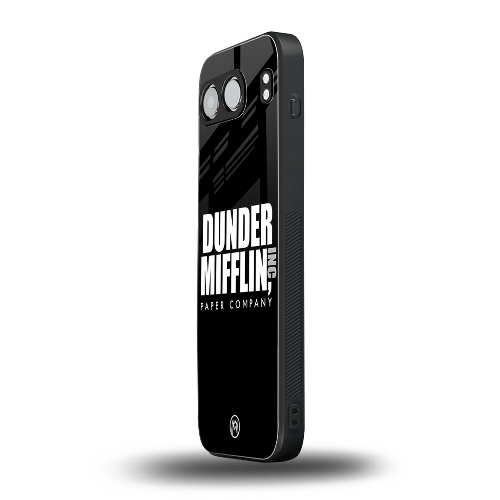 dunder mifflin back phone cover | glass case for oneplus nord 4
