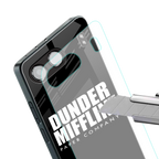 dunder mifflin back phone cover | glass case for oneplus nord 4