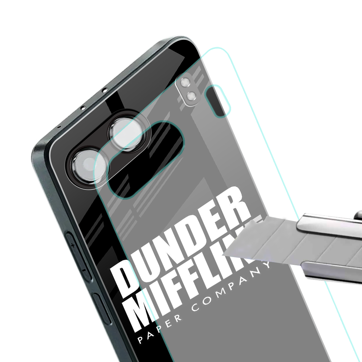 dunder mifflin back phone cover | glass case for oneplus nord 4