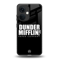 dunder mifflin back phone cover | glass case for oneplus nord ce 3