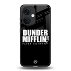 dunder mifflin back phone cover | glass case for oneplus nord ce 3