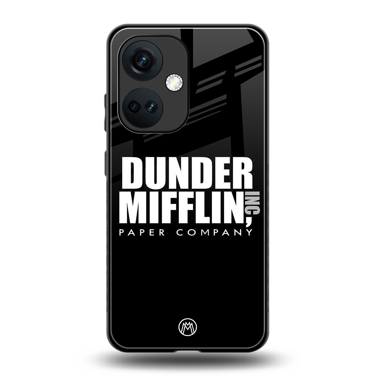 dunder mifflin back phone cover | glass case for oneplus nord ce 3