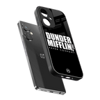 dunder mifflin back phone cover | glass case for oneplus nord ce 3