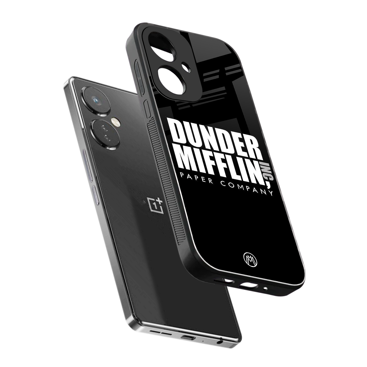 dunder mifflin back phone cover | glass case for oneplus nord ce 3