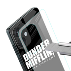 dunder mifflin back phone cover | glass case for oneplus nord ce 3
