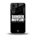 dunder mifflin back phone cover | glass case for oneplus nord ce 4 lite