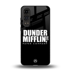 dunder mifflin back phone cover | glass case for oneplus nord ce 4 lite