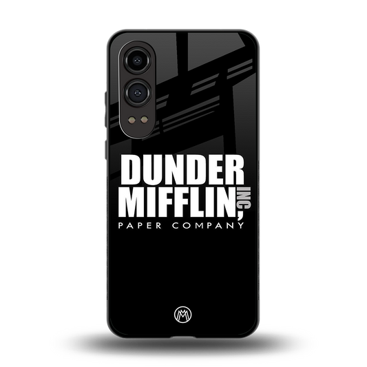dunder mifflin back phone cover | glass case for oneplus nord ce 4 lite
