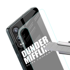 dunder mifflin back phone cover | glass case for oneplus nord ce 4 lite