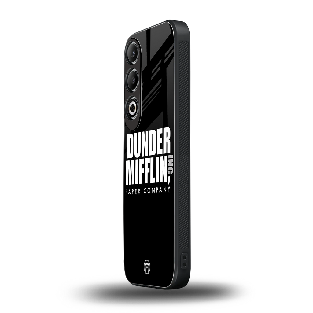 dunder mifflin back phone cover | glass case for oneplus nord ce 4