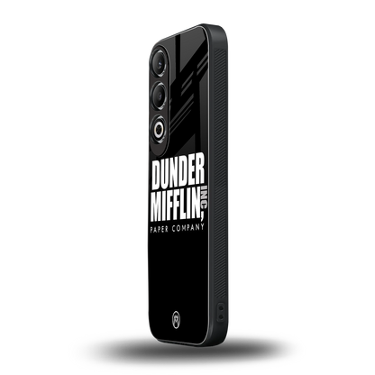 dunder mifflin back phone cover | glass case for oneplus nord ce 4