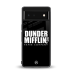 dunder mifflin back phone cover | glass case for Google Pixel 6A