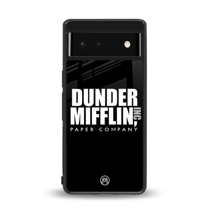 dunder mifflin back phone cover | glass case for Google Pixel 6A