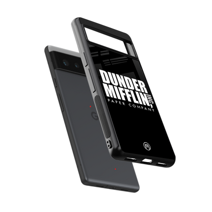 dunder mifflin back phone cover | glass case for Google Pixel 6A